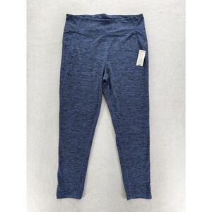 ClimateRight Cuddl Duds Leggings Womens XL Blue Denim Thermal High Rise Ankle